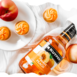 Peach adjust 1 alcohol infused cupcakes